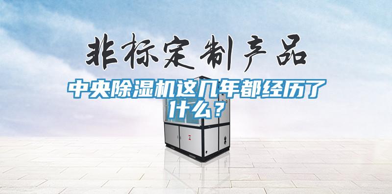 中央除濕機(jī)這幾年都經(jīng)歷了什么？