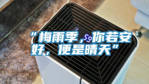 “梅雨季，你若安好，便是晴天”