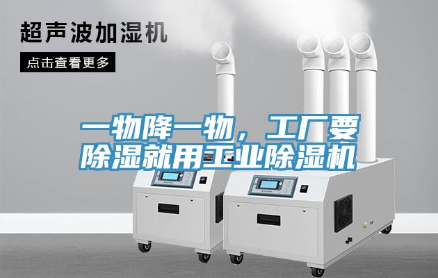 一物降一物，工廠要除濕就用工業(yè)除濕機(jī)