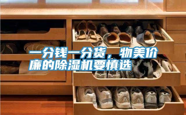 一分錢一分貨，物美價(jià)廉的除濕機(jī)要慎選