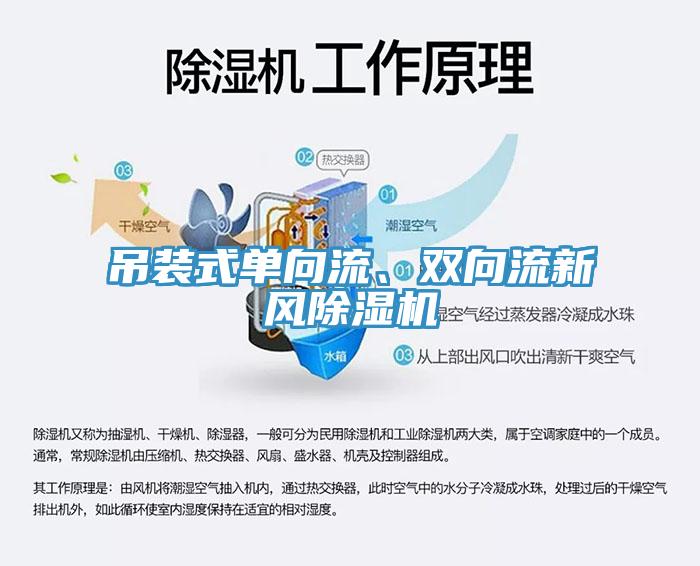 吊裝式單向流、雙向流新風(fēng)除濕機(jī)