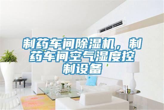 制藥車間除濕機，制藥車間空氣濕度控制設備