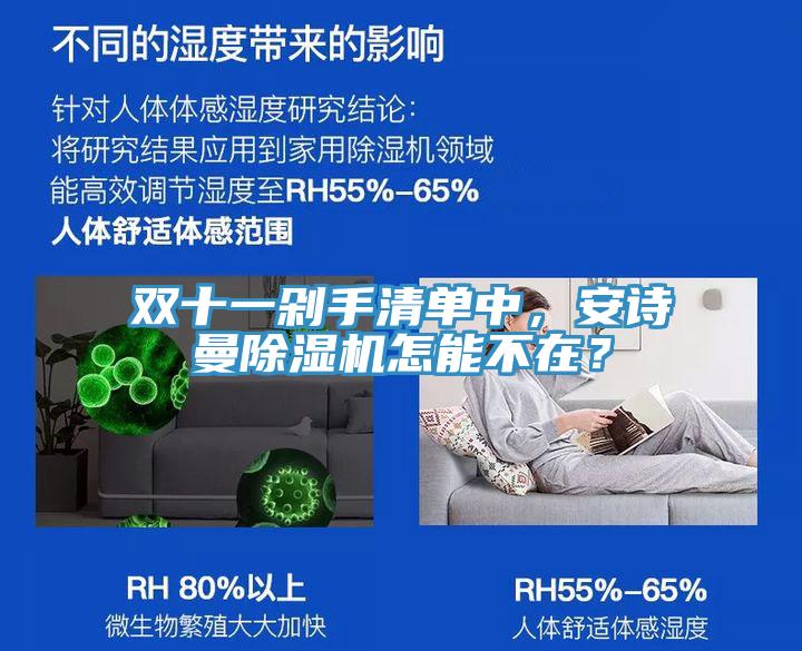 雙十一剁手清單中，安詩曼除濕機怎能不在？