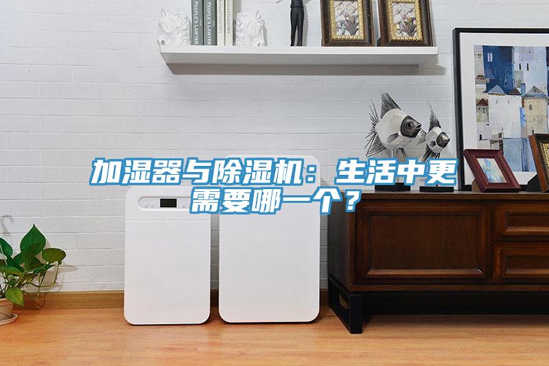 加濕器與除濕機：生活中更需要哪一個？