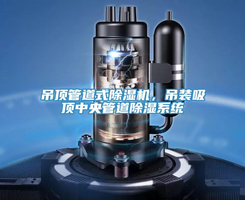 吊頂管道式除濕機，吊裝吸頂中央管道除濕系統(tǒng)