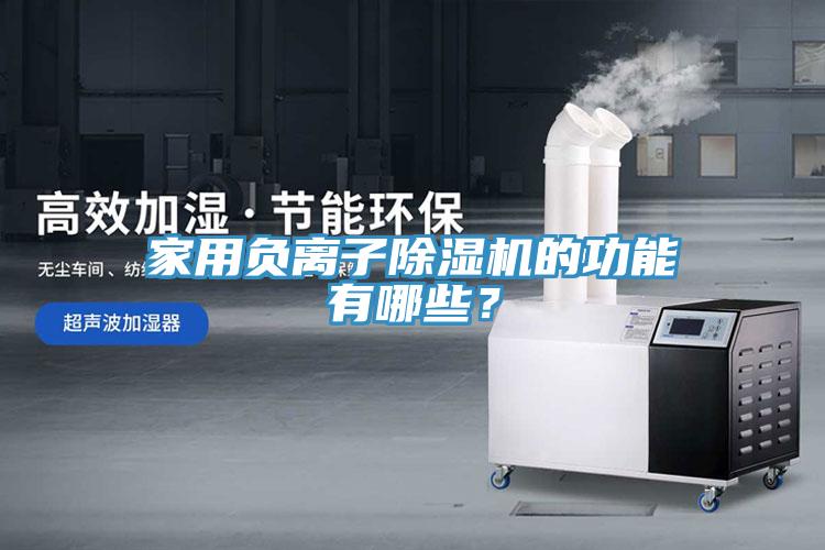 家用負離子除濕機的功能有哪些？