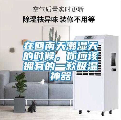 在回南天潮濕天的時候，你應該擁有的一款吸濕神器