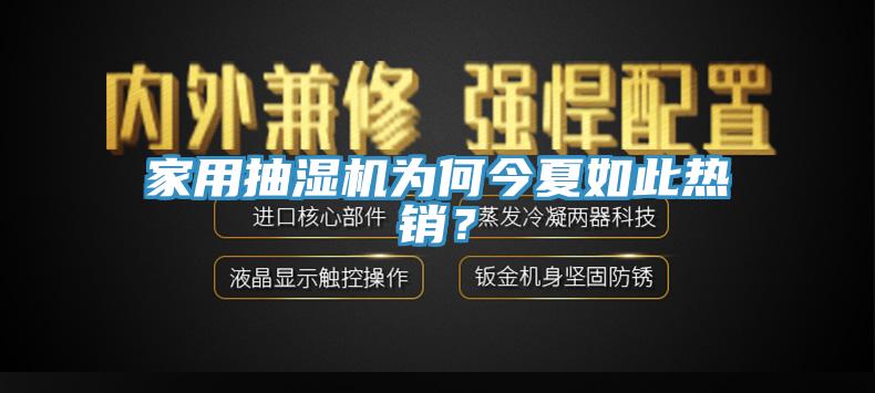 家用抽濕機(jī)為何今夏如此熱銷？