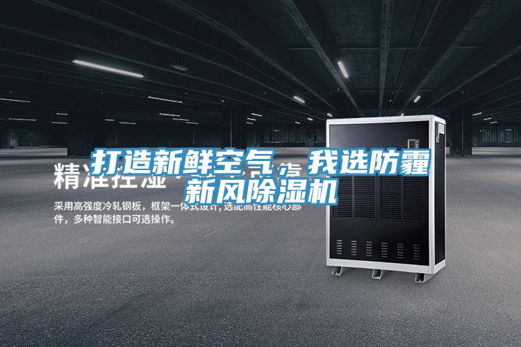 打造新鮮空氣，我選防霾新風除濕機