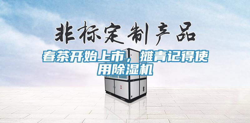春茶開始上市，攤青記得使用除濕機(jī)