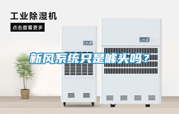 新風(fēng)系統(tǒng)只是噱頭嗎？