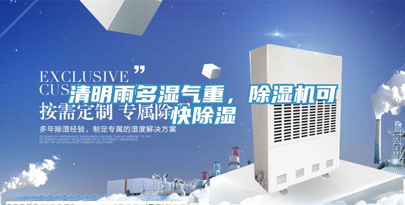 清明雨多濕氣重，除濕機(jī)可快除濕