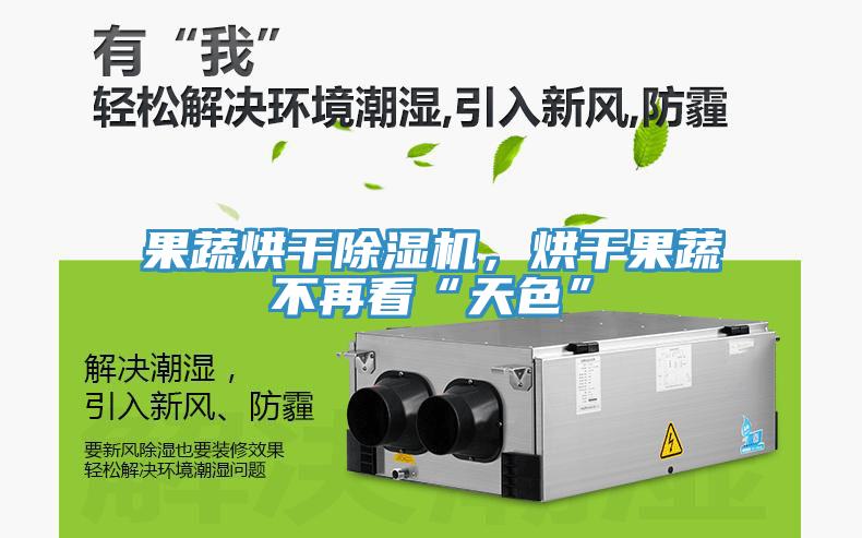 果蔬烘干除濕機(jī)，烘干果蔬不再看“天色”