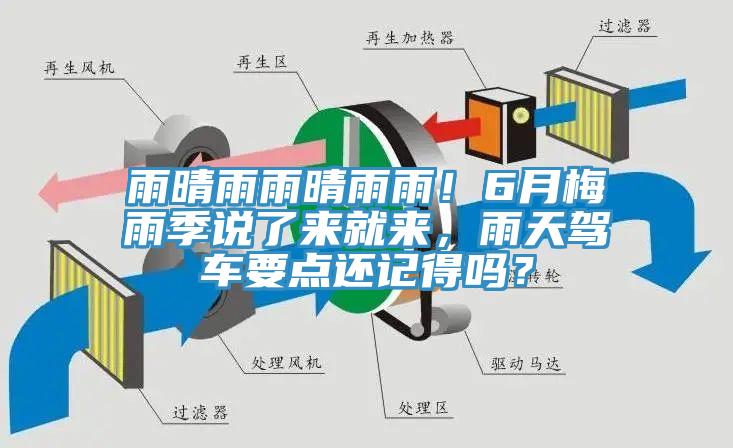 雨晴雨雨晴雨雨！6月梅雨季說了來就來，雨天駕車要點還記得嗎？