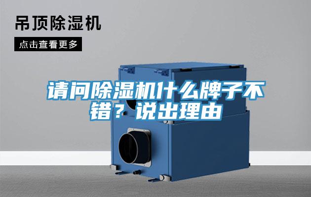 請(qǐng)問除濕機(jī)什么牌子不錯(cuò)？說出理由