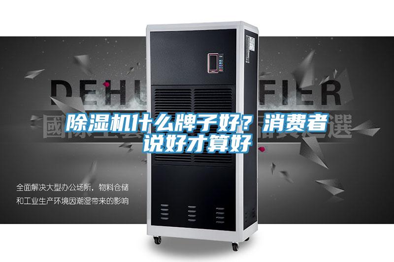 除濕機(jī)什么牌子好？消費(fèi)者說好才算好