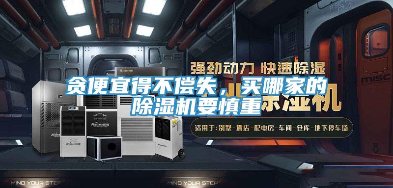 貪便宜得不償失，買哪家的除濕機要慎重