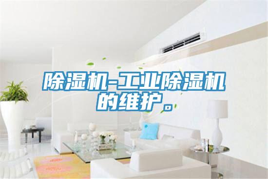 除濕機(jī)-工業(yè)除濕機(jī)的維護(hù)。