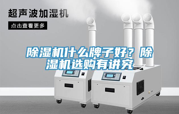 除濕機(jī)什么牌子好？除濕機(jī)選購有講究