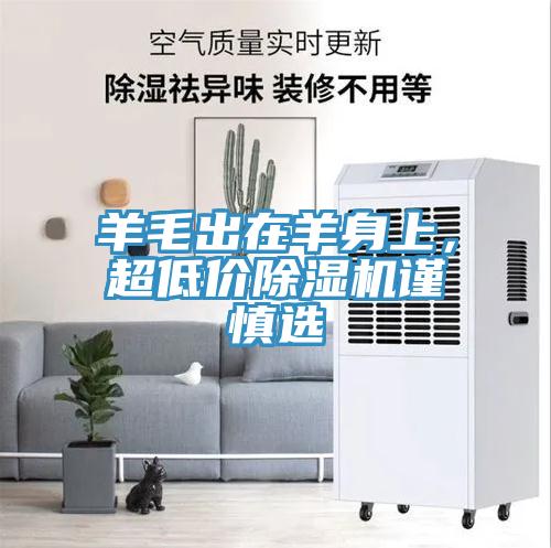 羊毛出在羊身上，超低價(jià)除濕機(jī)謹(jǐn)慎選