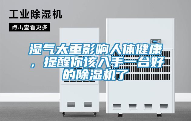 濕氣太重影響人體健康，提醒你該入手一臺(tái)好的除濕機(jī)了