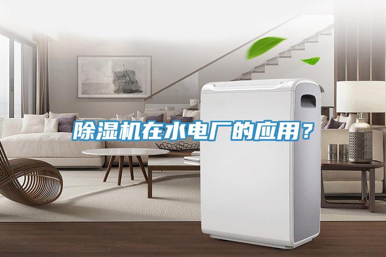 除濕機在水電廠的應用？