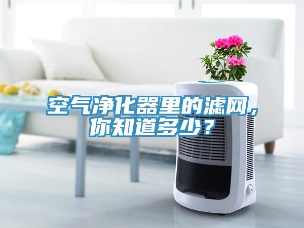 空氣凈化器里的濾網(wǎng)，你知道多少？