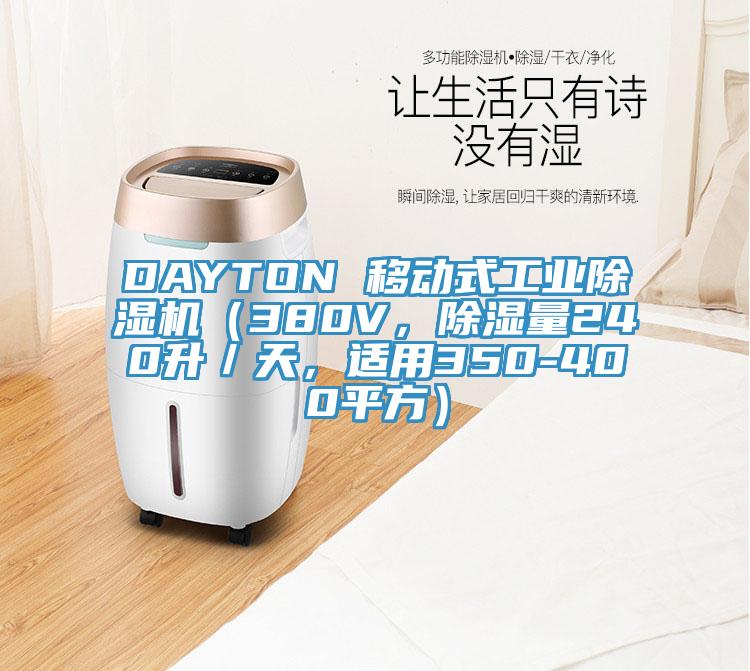 DAYTON 移動(dòng)式工業(yè)除濕機(jī)（380V，除濕量240升／天，適用350-400平方）
