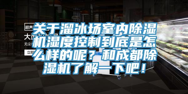 關(guān)于溜冰場(chǎng)室內(nèi)除濕機(jī)濕度控制到底是怎么樣的呢？和成都除濕機(jī)了解一下吧！