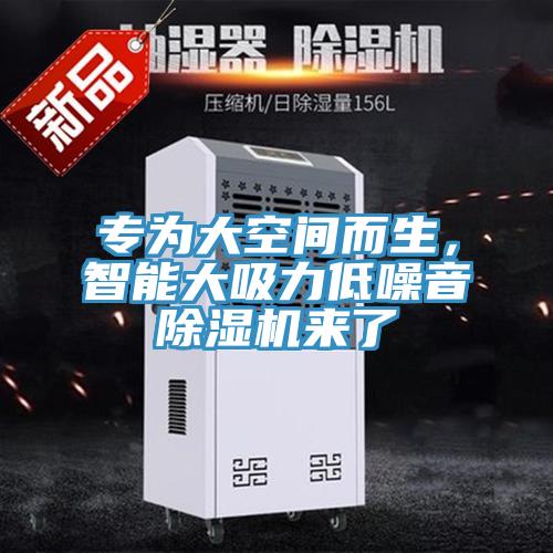 專為大空間而生，智能大吸力低噪音除濕機來了