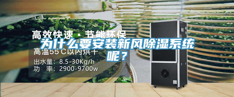 為什么要安裝新風(fēng)除濕系統(tǒng)呢？