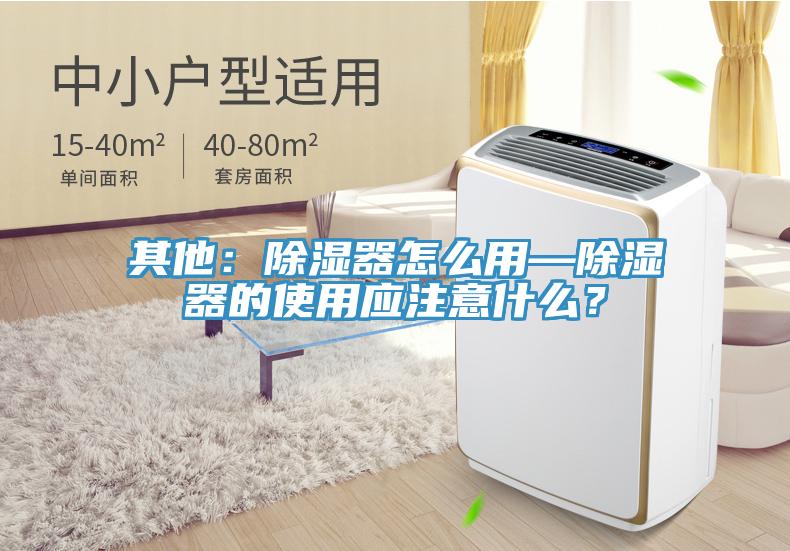 其他：除濕器怎么用—除濕器的使用應(yīng)注意什么？
