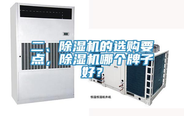 二、除濕機(jī)的選購(gòu)要點(diǎn)，除濕機(jī)哪個(gè)牌子好？