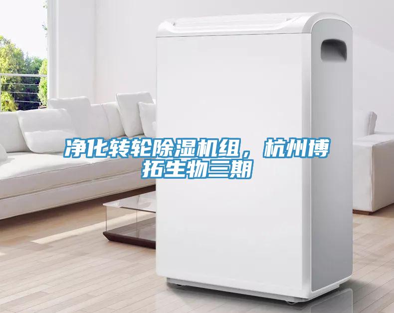 凈化轉(zhuǎn)輪除濕機組，杭州博拓生物三期