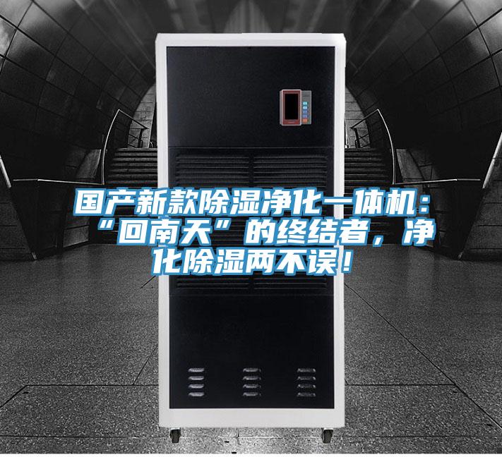 國產(chǎn)新款除濕凈化一體機(jī)：“回南天”的終結(jié)者，凈化除濕兩不誤！