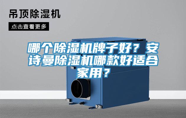 哪個除濕機牌子好？安詩曼除濕機哪款好適合家用？