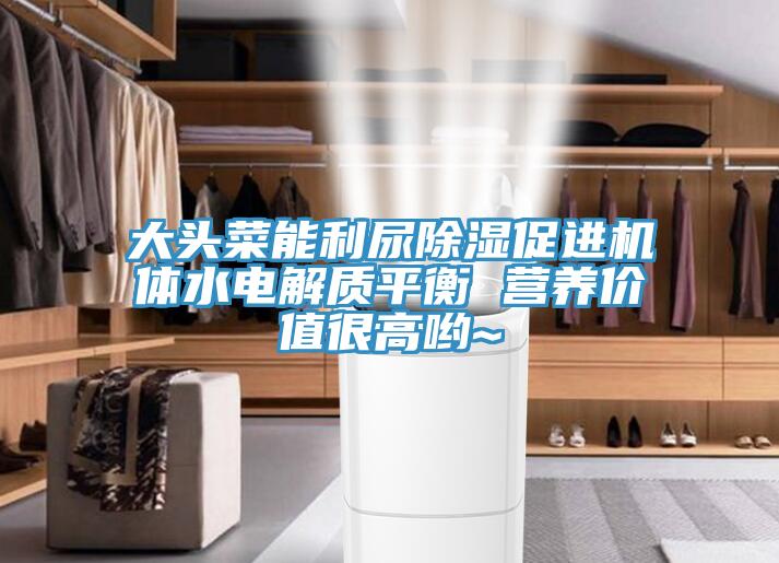 大頭菜能利尿除濕促進(jìn)機(jī)體水電解質(zhì)平衡 營養(yǎng)價值很高喲~