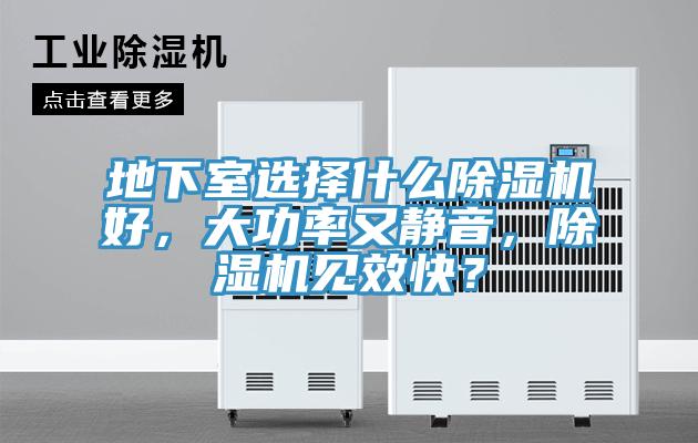 地下室選擇什么除濕機好，大功率又靜音，除濕機見效快？