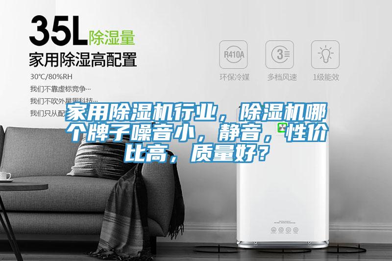 家用除濕機(jī)行業(yè)，除濕機(jī)哪個(gè)牌子噪音小，靜音，性價(jià)比高，質(zhì)量好？
