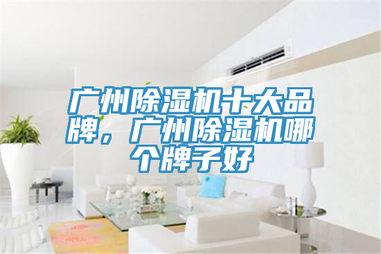 廣州除濕機十大品牌，廣州除濕機哪個牌子好