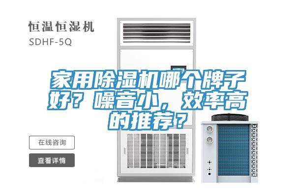 家用除濕機(jī)哪個(gè)牌子好？噪音小，效率高的推薦？