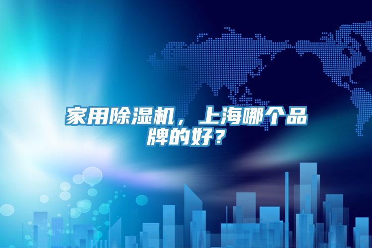 家用除濕機，上海哪個品牌的好？