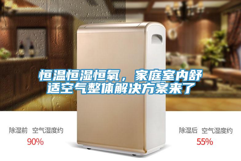 恒溫恒濕恒氧，家庭室內(nèi)舒適空氣整體解決方案來(lái)了