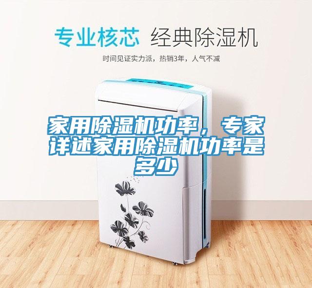 家用除濕機功率，專家詳述家用除濕機功率是多少