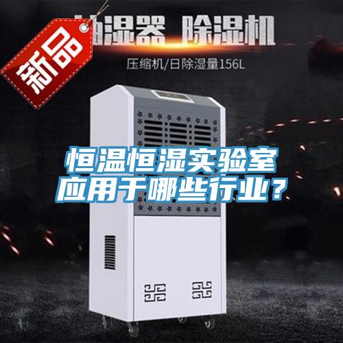 恒溫恒濕實驗室應(yīng)用于哪些行業(yè)？