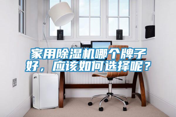 家用除濕機哪個牌子好，應該如何選擇呢？