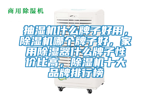 抽濕機(jī)什么牌子好用，除濕機(jī)哪個(gè)牌子好，家用除濕器什么牌子性價(jià)比高，除濕機(jī)十大品牌排行榜