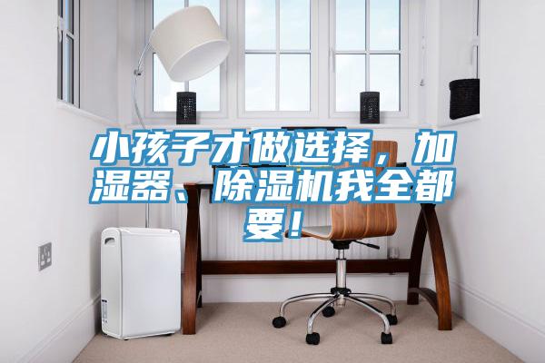 小孩子才做選擇，加濕器、除濕機(jī)我全都要！