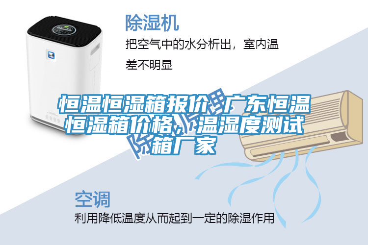 恒溫恒濕箱報(bào)價(jià) 廣東恒溫恒濕箱價(jià)格，溫濕度測(cè)試箱廠家
