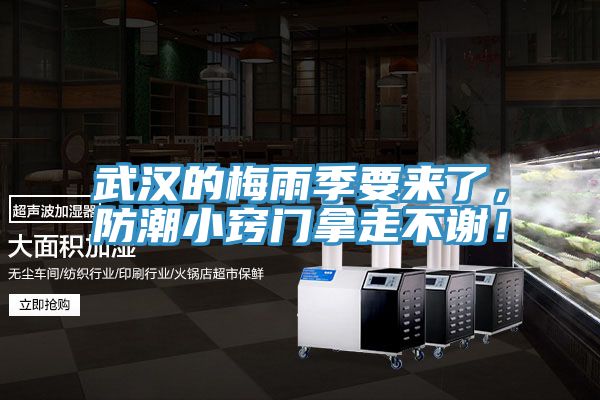 武漢的梅雨季要來了，防潮小竅門拿走不謝！